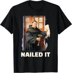 Reformation Day Martin Luther 95 Theses Christian T-Shirt
