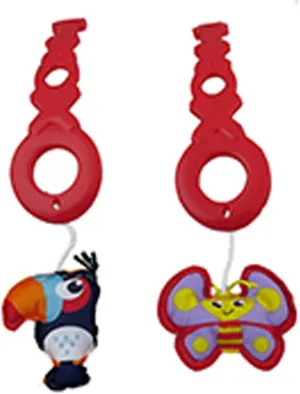 Replacement Parts for Fisher-Price Animal Activity Jumperoo - FFJ00 ~ Baby Activity Center ~ Replacement Hanging Toys ~ Toucan and Butterfly