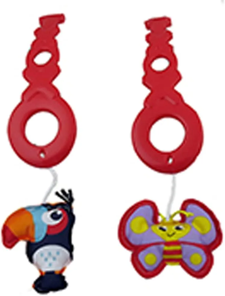 Replacement Parts for Fisher-Price Animal Activity Jumperoo - FFJ00 ~ Baby Activity Center ~ Replacement Hanging Toys ~ Toucan and Butterfly