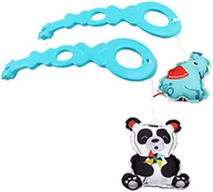 Replacement Parts for Fisher-Price Animal Wonders Jumperoo - FWY41 ~ Replacement Elephant and Panda Bear Hanging Toys with Hangers