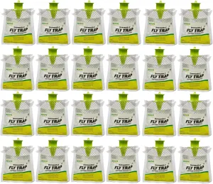RESCUE! Outdoor Disposable Hanging Fly Trap - 24 Traps