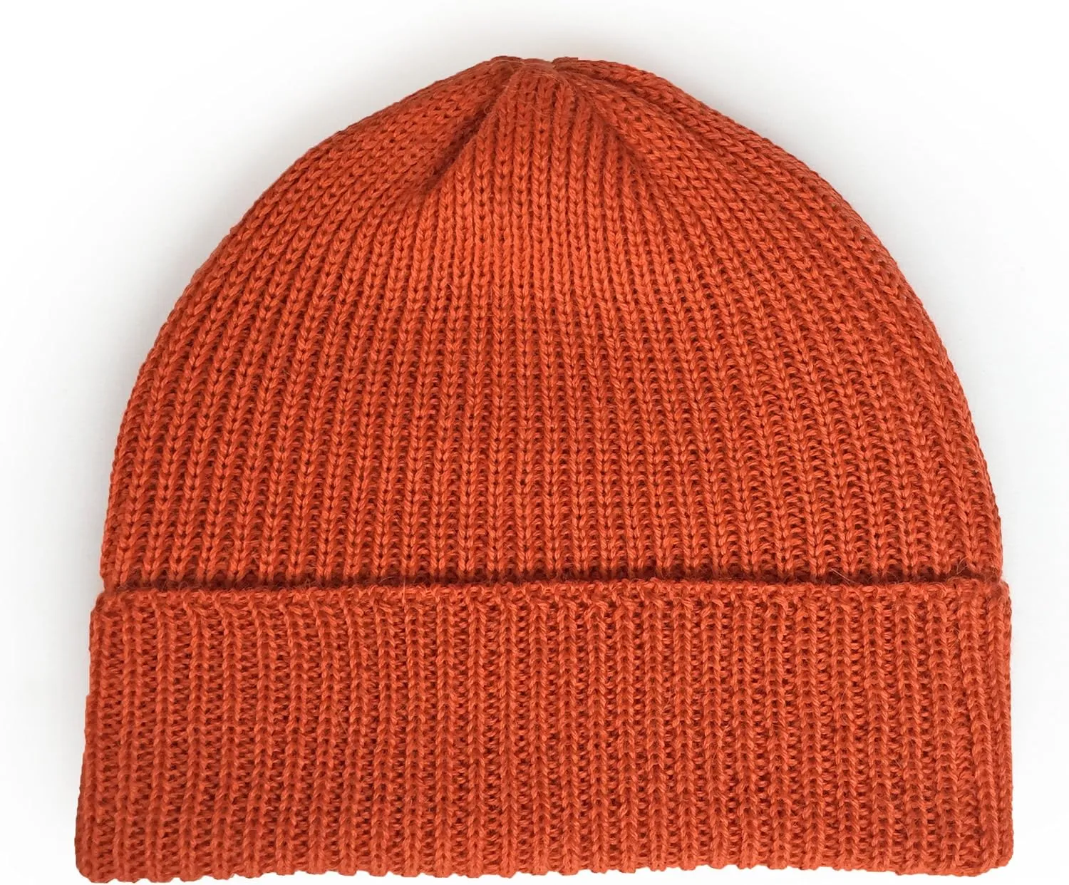Ribbed Stocking Cap - 100% Alpaca Wool - Traditional Fisherman Style for Work or Fashion Unisex Durable All Weather Hat