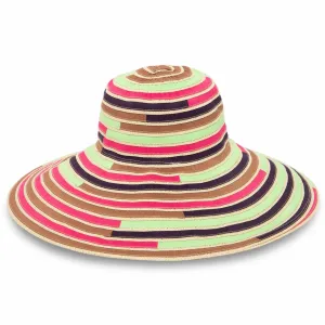 Ribbon Round Crown Sun Hat