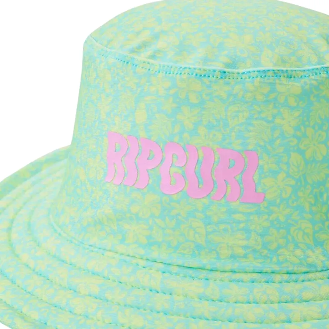 Rip Curl Mixed Swim UPF Bucket Hat Girl Light Green