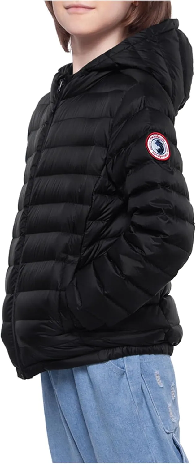 Rokka&Rolla Boys' Ultra Lightweight Packable Down Puffer Jacket Coat