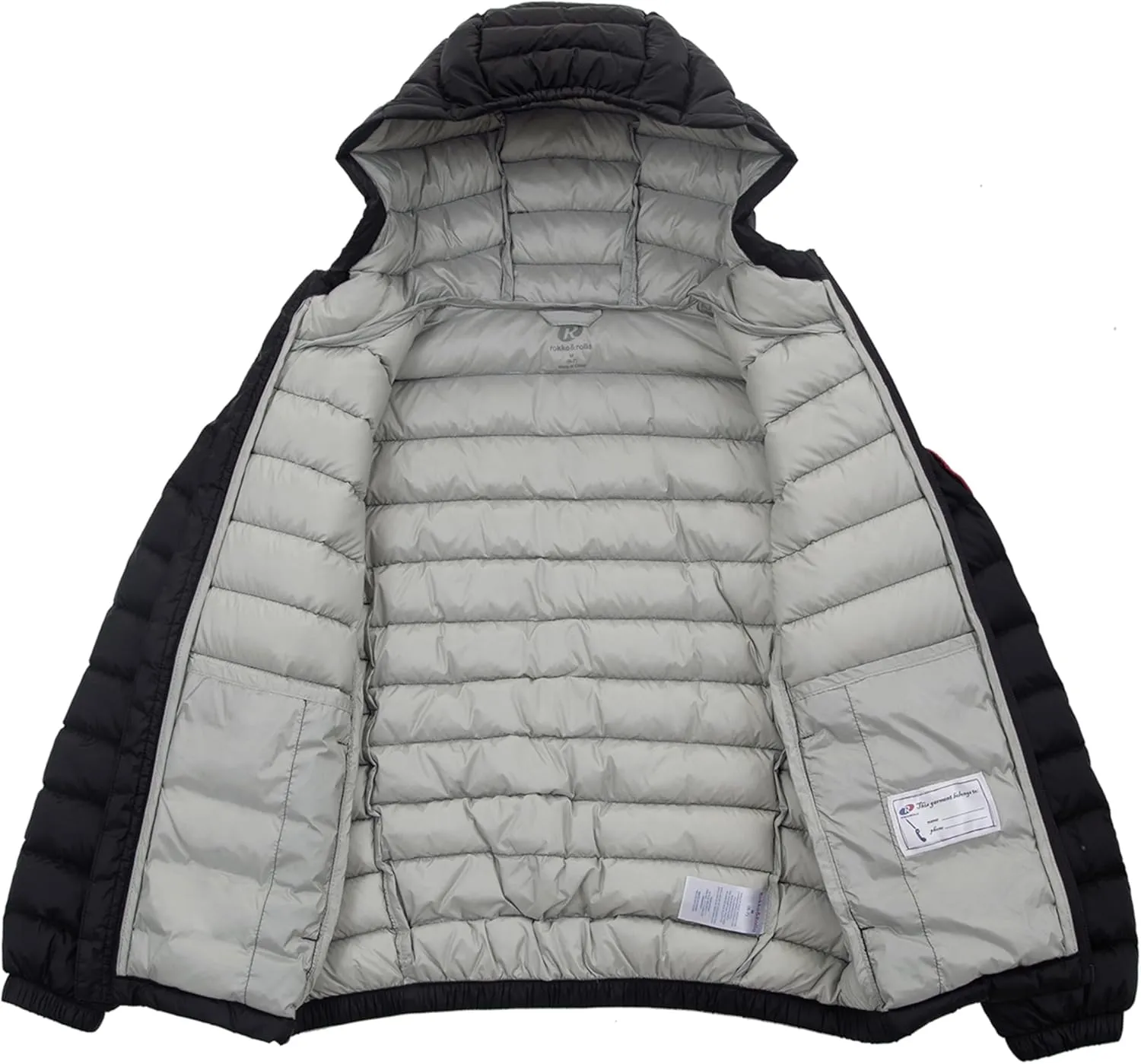 Rokka&Rolla Boys' Ultra Lightweight Packable Down Puffer Jacket Coat