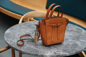 Roma Mini Crossbody Bag Cognac