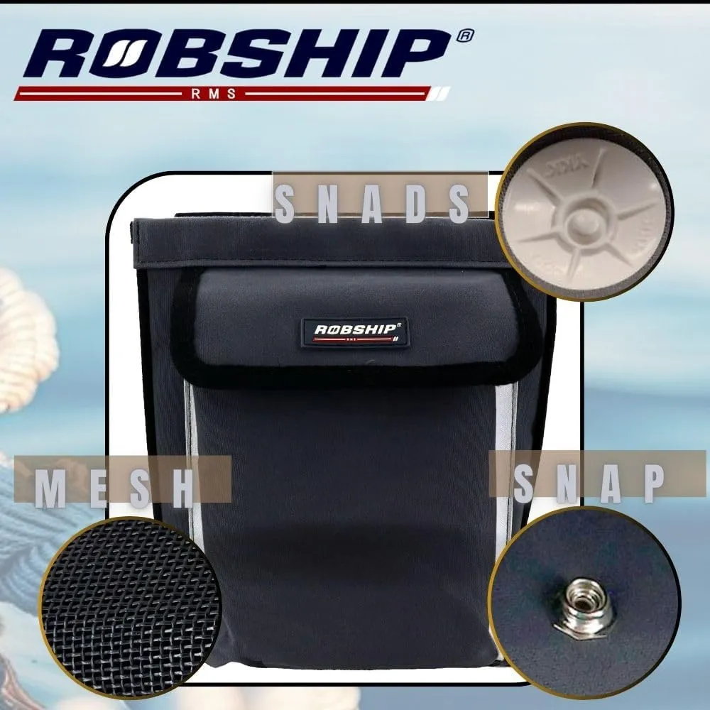 Rope Bag for Boats Effortlessly Organize Your Marine Gear with Style and Efficiency, Greyline - Small