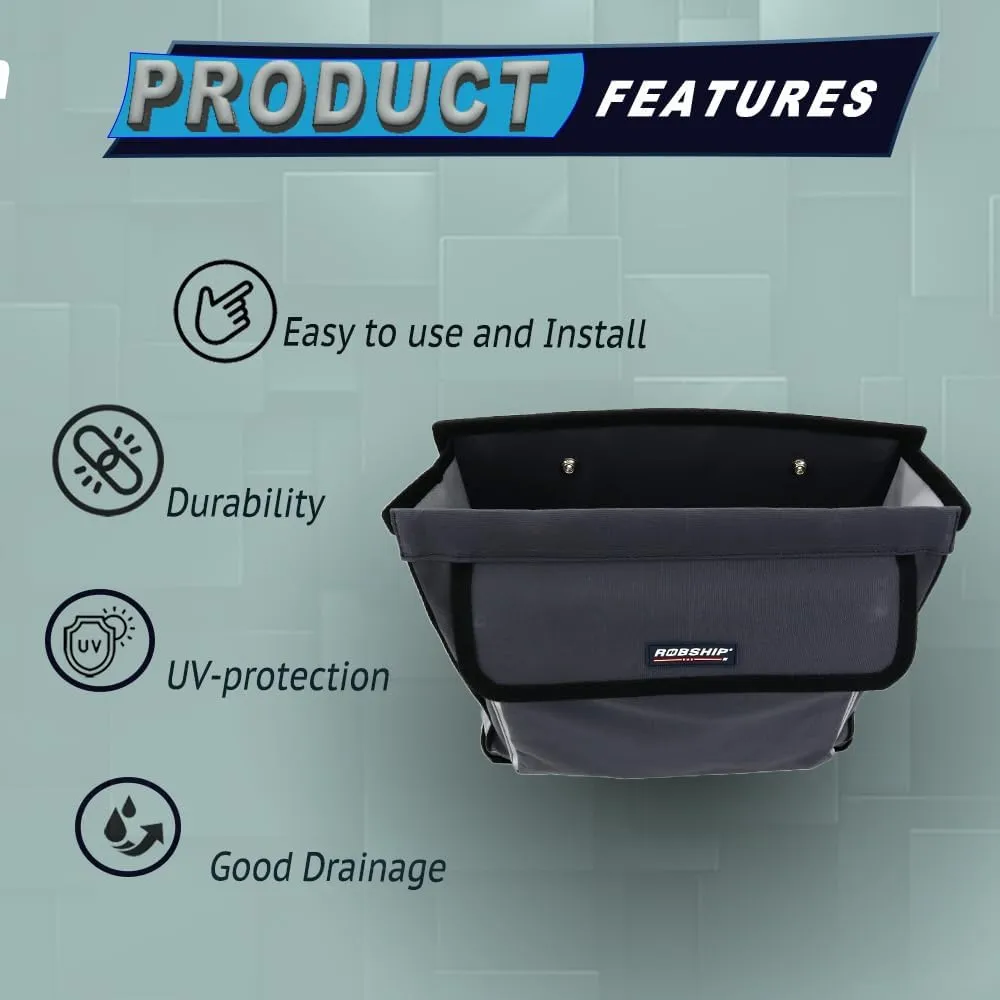 Rope Bag for Boats Effortlessly Organize Your Marine Gear with Style and Efficiency, Greyline - Small