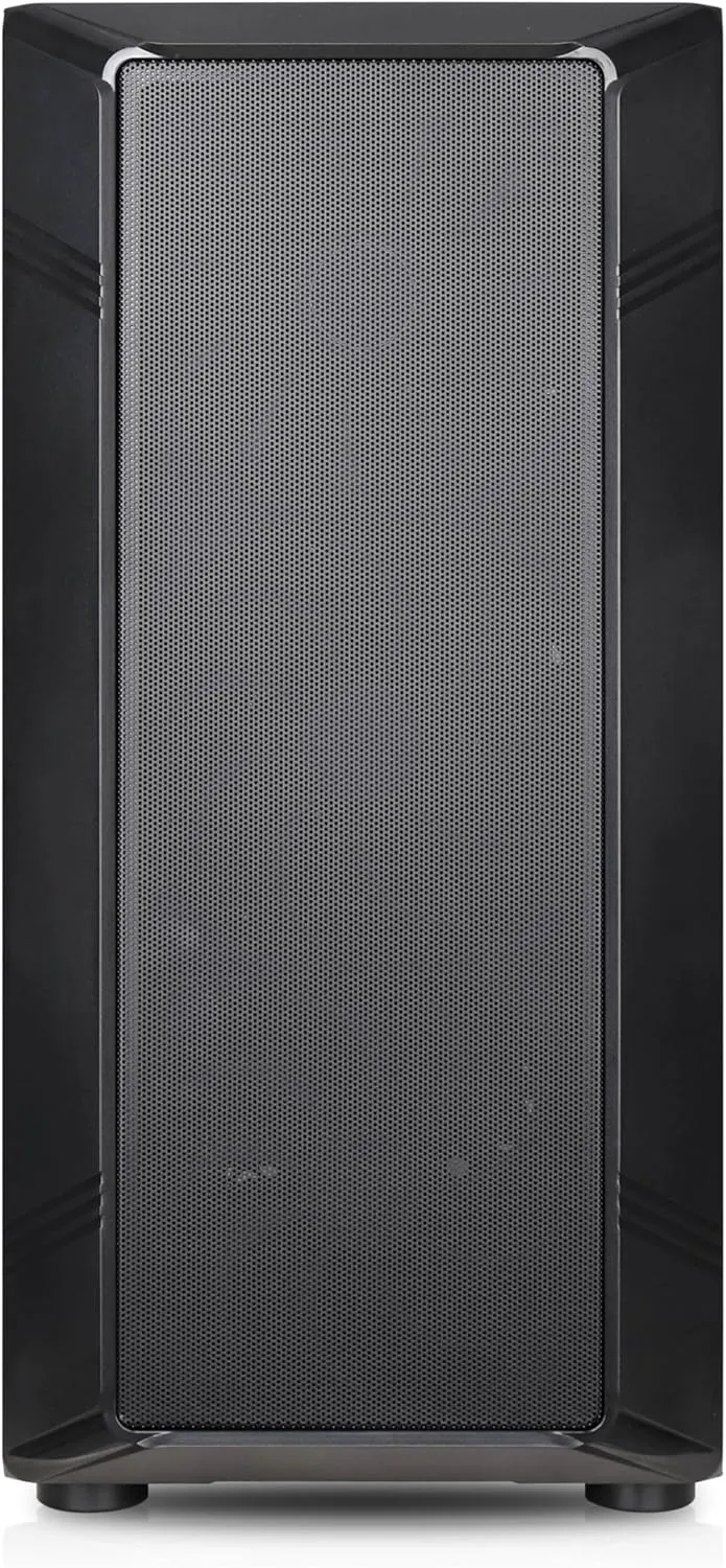 Rosewill Helium NAS Black ATX Mid Tower Computer Case, Mesh Panel, 4X 140mm PWM Fan, Ideal for DIY NAS, Media Servers, or Small Business Applications