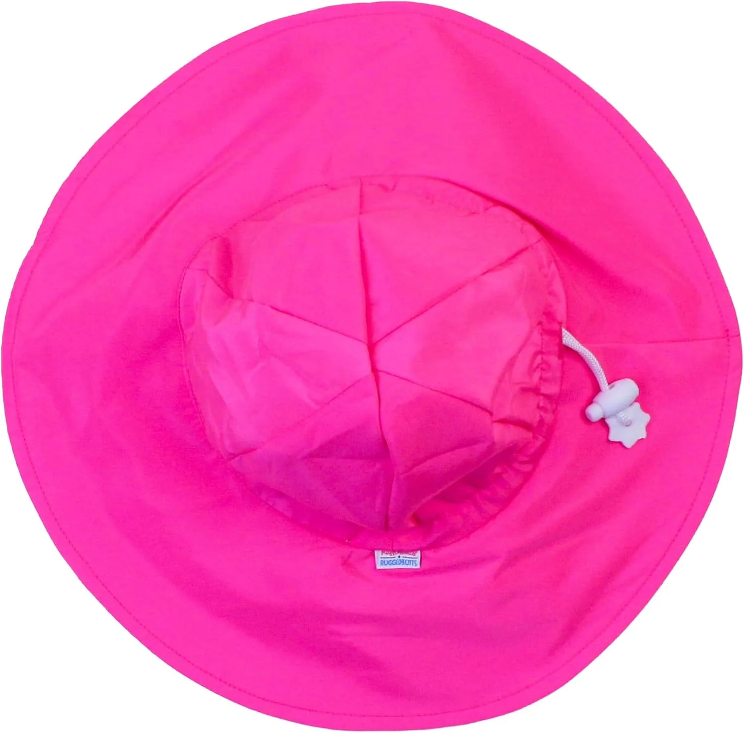 RuffleButts® Baby/Toddler Girls Baby/Toddler Sun Hat with UPF 50  Sun Protection and Floppy Wide Brim