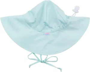 RuffleButts® Baby/Toddler Girls Baby/Toddler Sun Hat with UPF 50  Sun Protection and Floppy Wide Brim