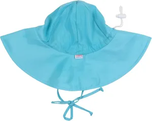RuffleButts® Baby/Toddler Girls Baby/Toddler Sun Hat with UPF 50  Sun Protection and Floppy Wide Brim