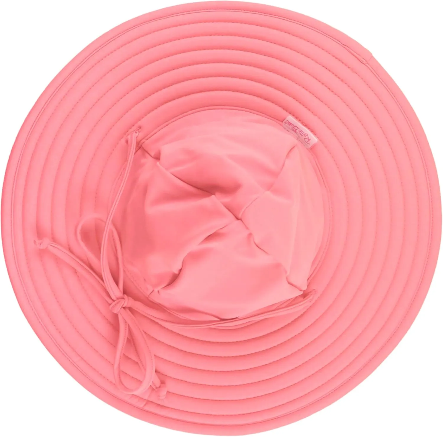 RuffleButts® Baby/Toddler Girls UPF 50  Sun Protective Wide Brim Swimwear Sun Hat