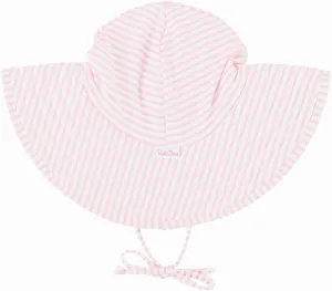 RuffleButts® Baby/Toddler Girls UPF 50  Sun Protective Wide Brim Swimwear Sun Hat