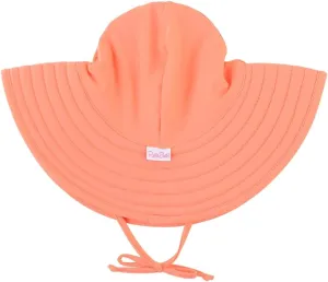 RuffleButts® Baby/Toddler Girls UPF 50  Sun Protective Wide Brim Swimwear Sun Hat