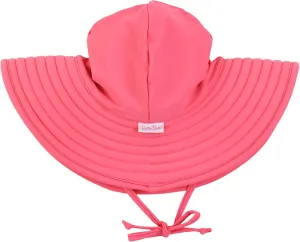 RuffleButts® Baby/Toddler Girls UPF 50  Sun Protective Wide Brim Swimwear Sun Hat