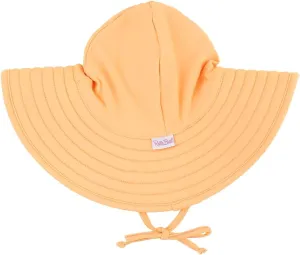 RuffleButts® Baby/Toddler Girls UPF 50  Sun Protective Wide Brim Swimwear Sun Hat