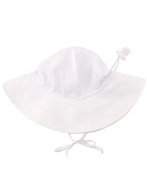 RuffleButts   RuggedButts - Kids White Sun Protective Hat