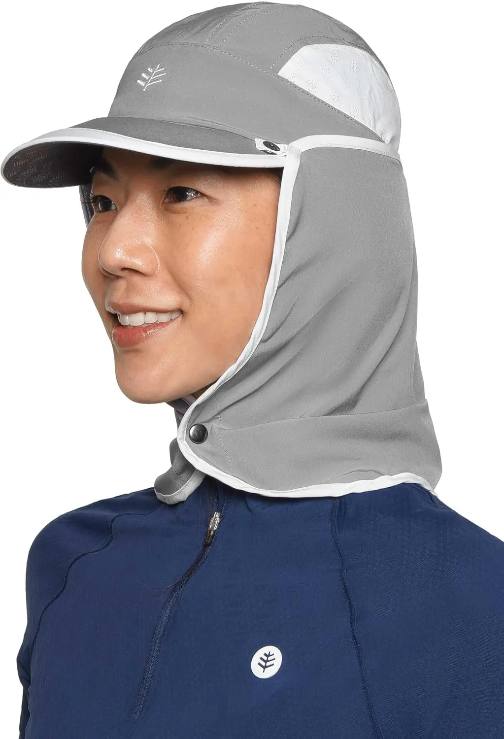 Running Hat with Removeable Neck Drape - UPF 50 Sun Protection - Lightweight Active Sun Hat- Agility Sport Cap - Unisex