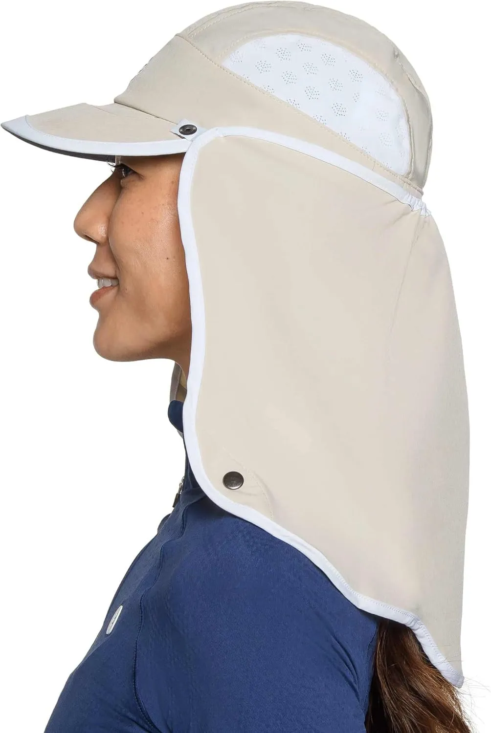 Running Hat with Removeable Neck Drape - UPF 50 Sun Protection - Lightweight Active Sun Hat- Agility Sport Cap - Unisex
