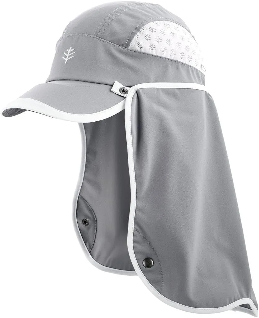 Running Hat with Removeable Neck Drape - UPF 50 Sun Protection - Lightweight Active Sun Hat- Agility Sport Cap - Unisex