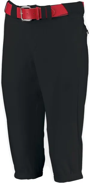 Russell Athletics Women's Low Rise Diamond Fit Softball Knicker Pants-Beltloop, Pockets, Comfortable & Stylish Bottoms