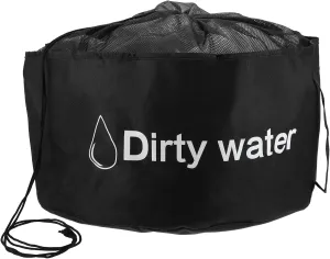 RV Sewer Hose Storage Bag Waterproof RV Hose Storage Bag RV Accessories Bag Camper Utility Bag Black