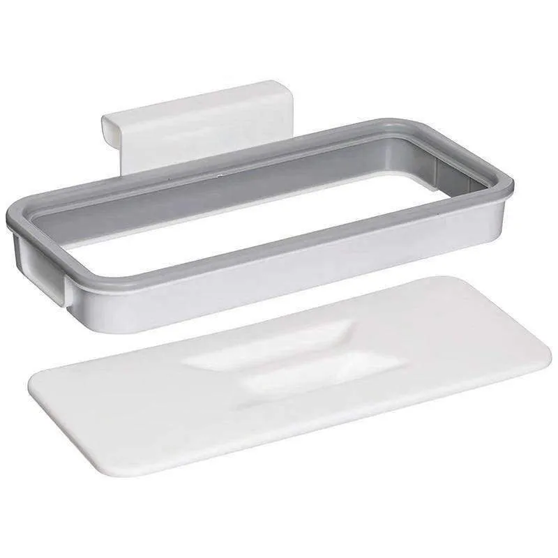 Rynx | QuickDone 1Pc Hanging Trash Bag Holder Cabinet Shelf and Waste Storage Bag Holder Kitchen Accessories AKC6152