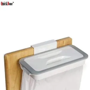 Rynx | QuickDone 1Pc Hanging Trash Bag Holder Cabinet Shelf and Waste Storage Bag Holder Kitchen Accessories AKC6152