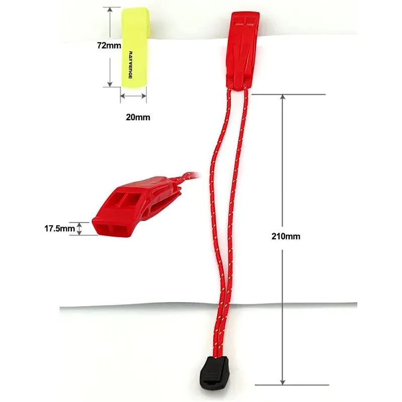 Safety Whistle with Lanyard - Essential Emergency Survival Tool for Boating, Hiking, Kayak, Swimming, and Sea Sports
