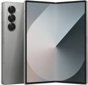 Samsung Galaxy Z Fold 6 AI Cell Phone, 256GB Unlocked Silver Shadow (Renewed)