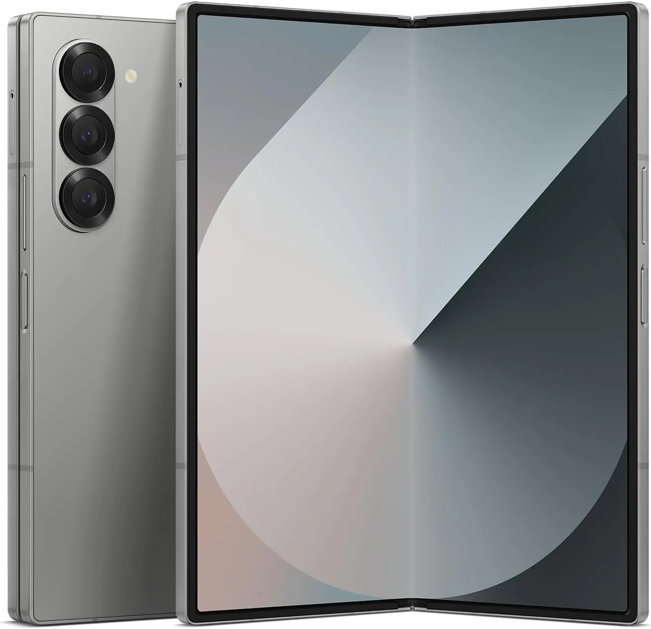 Samsung Galaxy Z Fold 6 AI Cell Phone, 256GB Unlocked Silver Shadow (Renewed)
