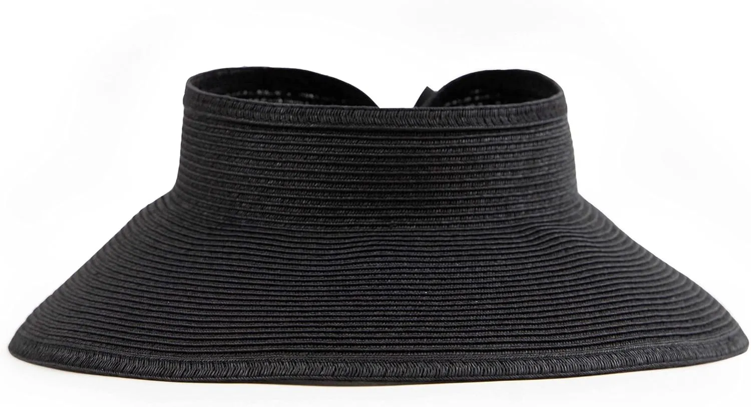 San Diego Hat Co. Women's One Size Ultrabraid Visor with Ribbon Binding, and Sweatband