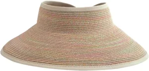 San Diego Hat Company's Signature Women's Ultrabraid Large Brim Visor