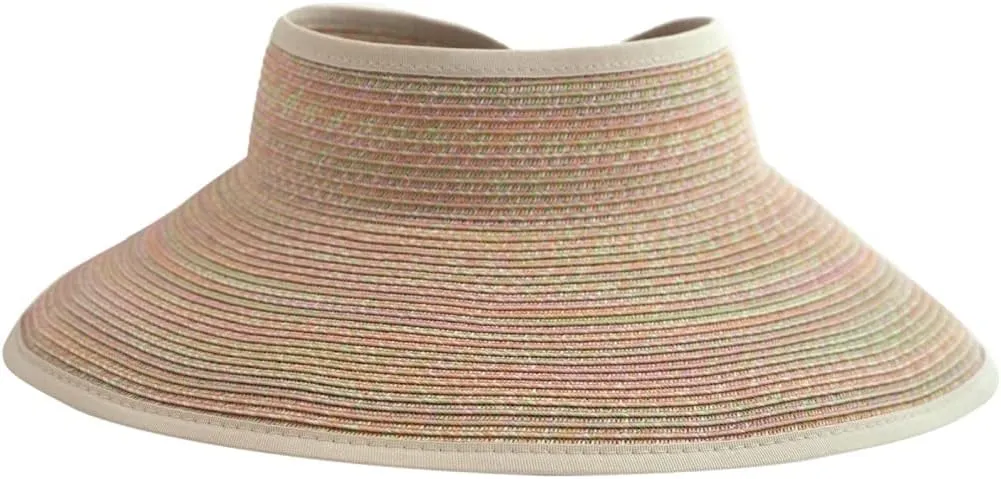 San Diego Hat Company's Signature Women's Ultrabraid Large Brim Visor