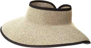 San Diego Hat Company's Signature Women's Ultrabraid Large Brim Visor