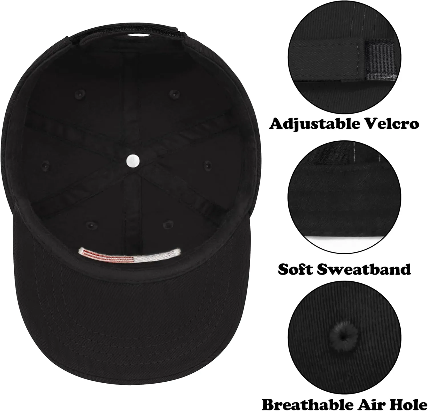 Sarfel Toddler Baseball Cap - USA Flag Design, American Style, Infant & Kids Sizes