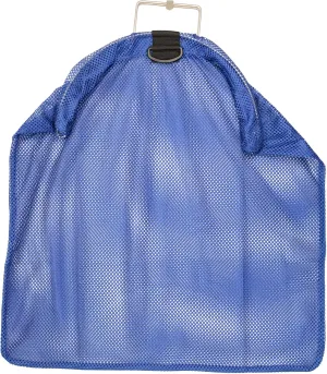 Scuba Choice Fish Bag Net with 5mm Stainless Steel Wire Handle – 24" x 17" Size, 12" Diameter, Secure Closing Clip, Reinforced Mesh - Durable & Reliable for Spearfishing, Diving, and Fishing – Blue
