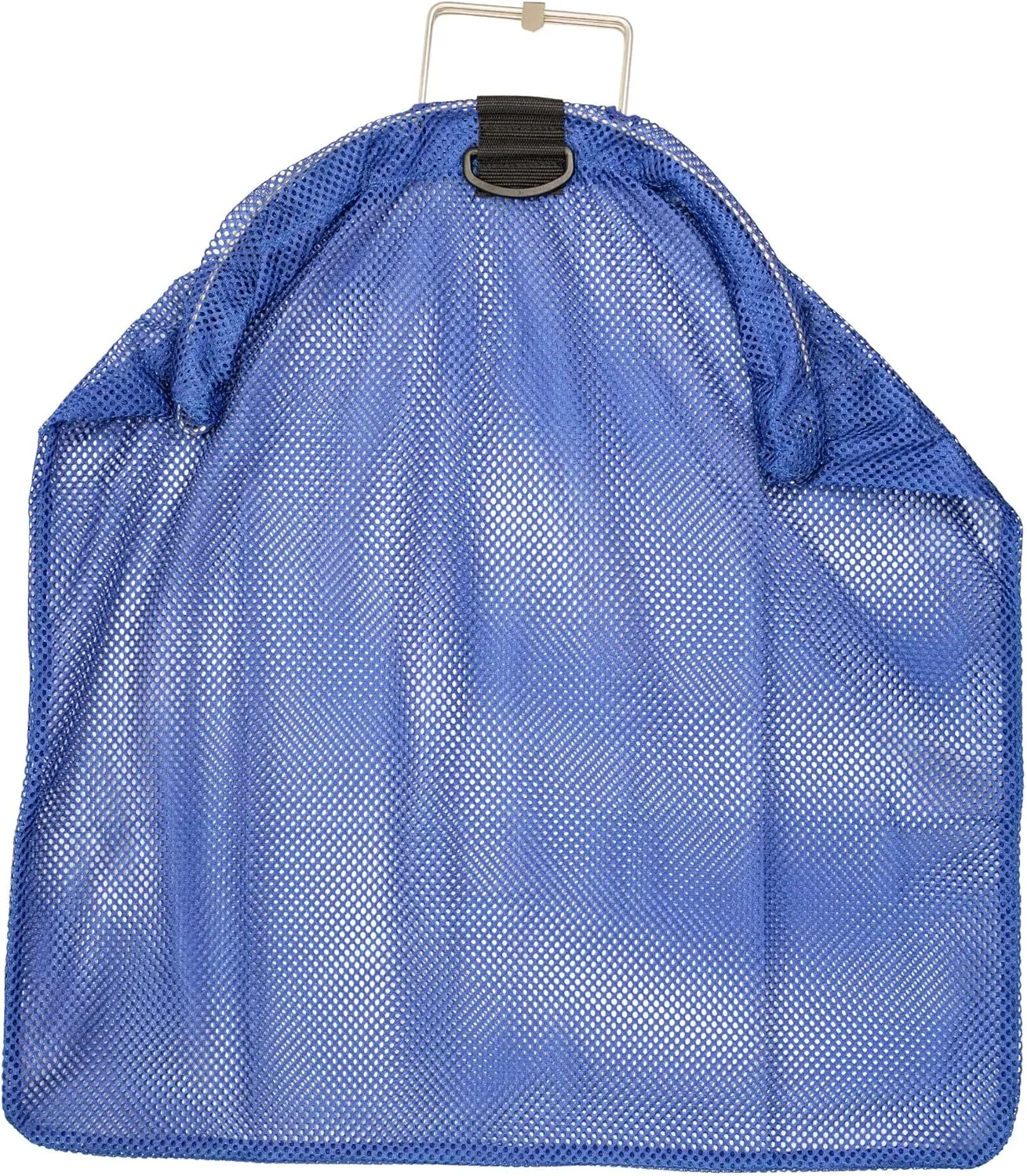 Scuba Choice Fish Bag Net with 5mm Stainless Steel Wire Handle – 24" x 17" Size, 12" Diameter, Secure Closing Clip, Reinforced Mesh - Durable & Reliable for Spearfishing, Diving, and Fishing – Blue