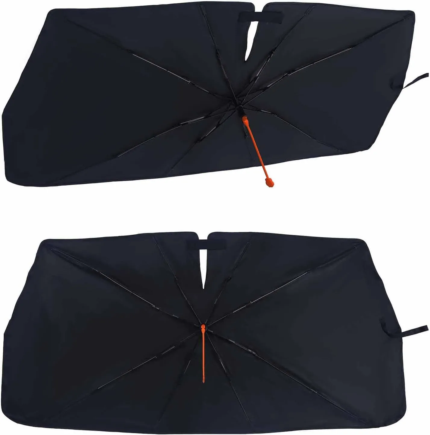 Sea Turtle Car Umbrella Sun Shade Cover Funny Foldable Car Windshield Sun Shade Umbrella Full Cover Shade Block UV Rays Heat Keep Vehicle Cool for Cars SUV Trucks 57"x 30"