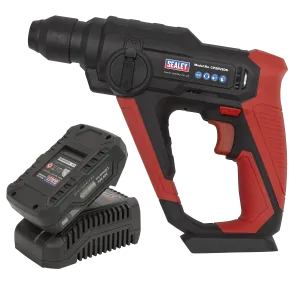 Sealey Cordless Rotary Hammer Drill Kit 20V 2Ah SV20 Series SDS Plus