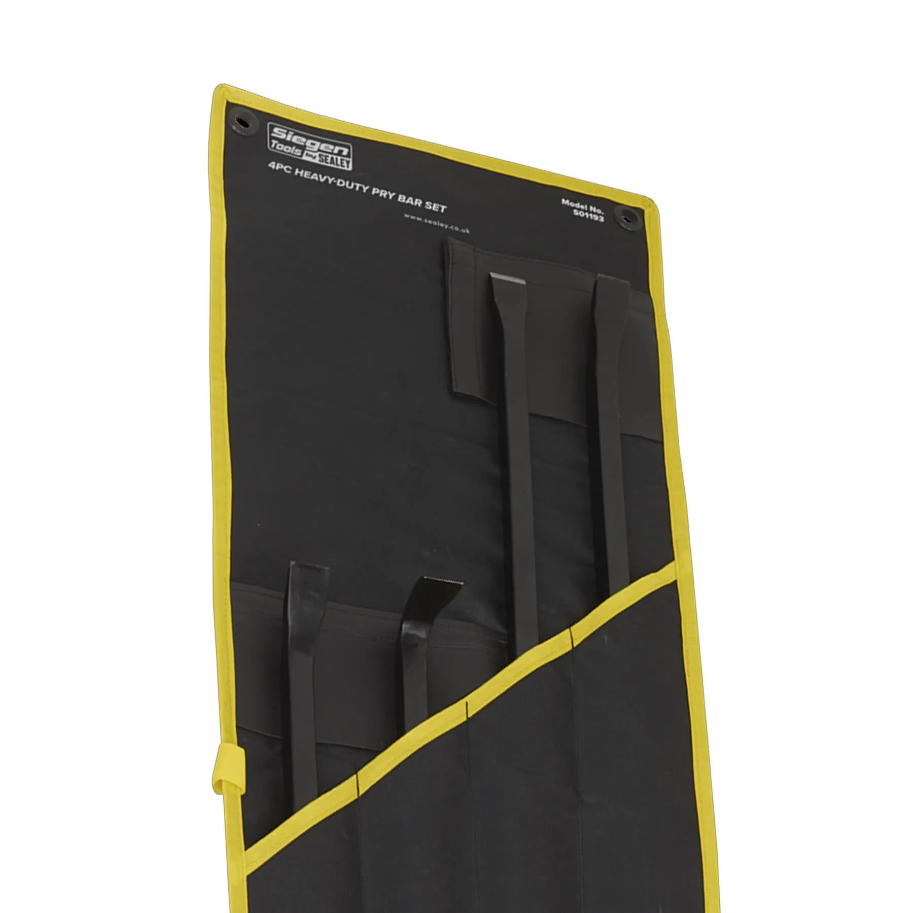 Sealey Pry Bar Set 4pc Heavy Duty with Hammer Cap