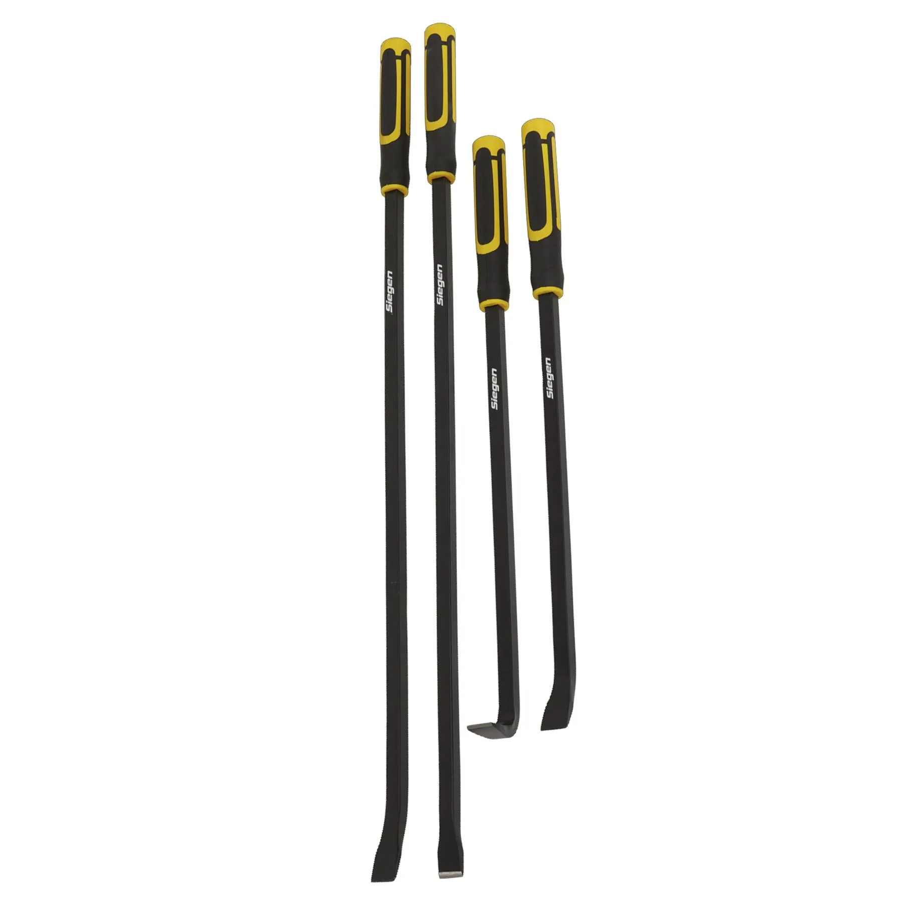 Sealey Pry Bar Set 4pc Heavy Duty with Hammer Cap