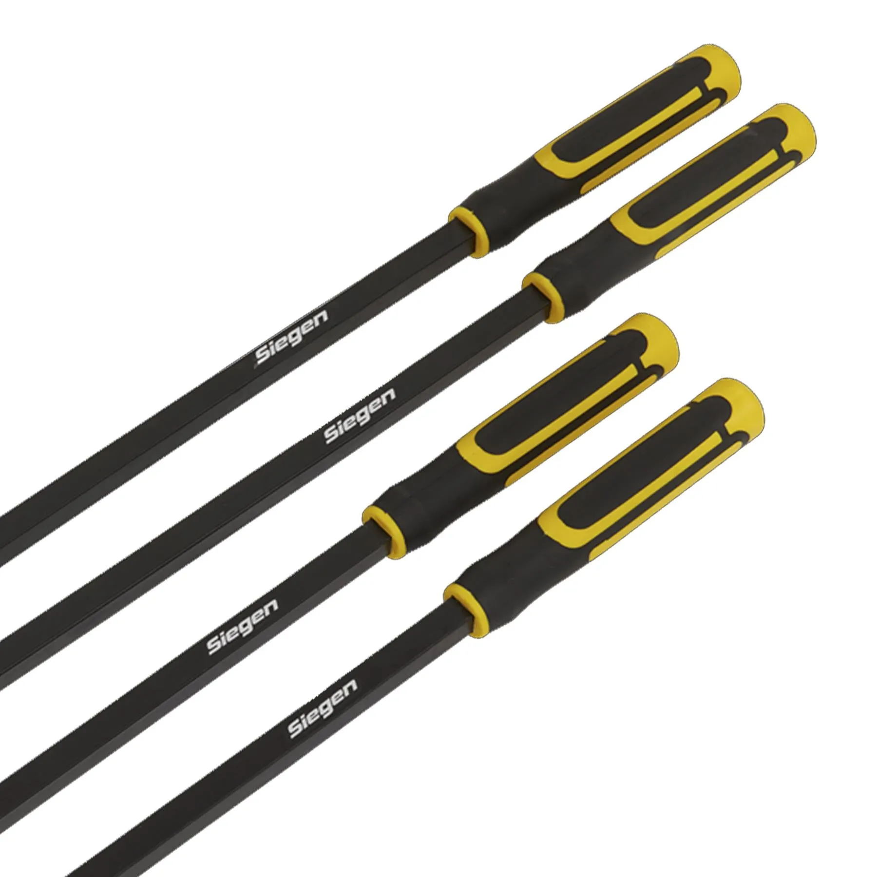 Sealey Pry Bar Set 4pc Heavy Duty with Hammer Cap