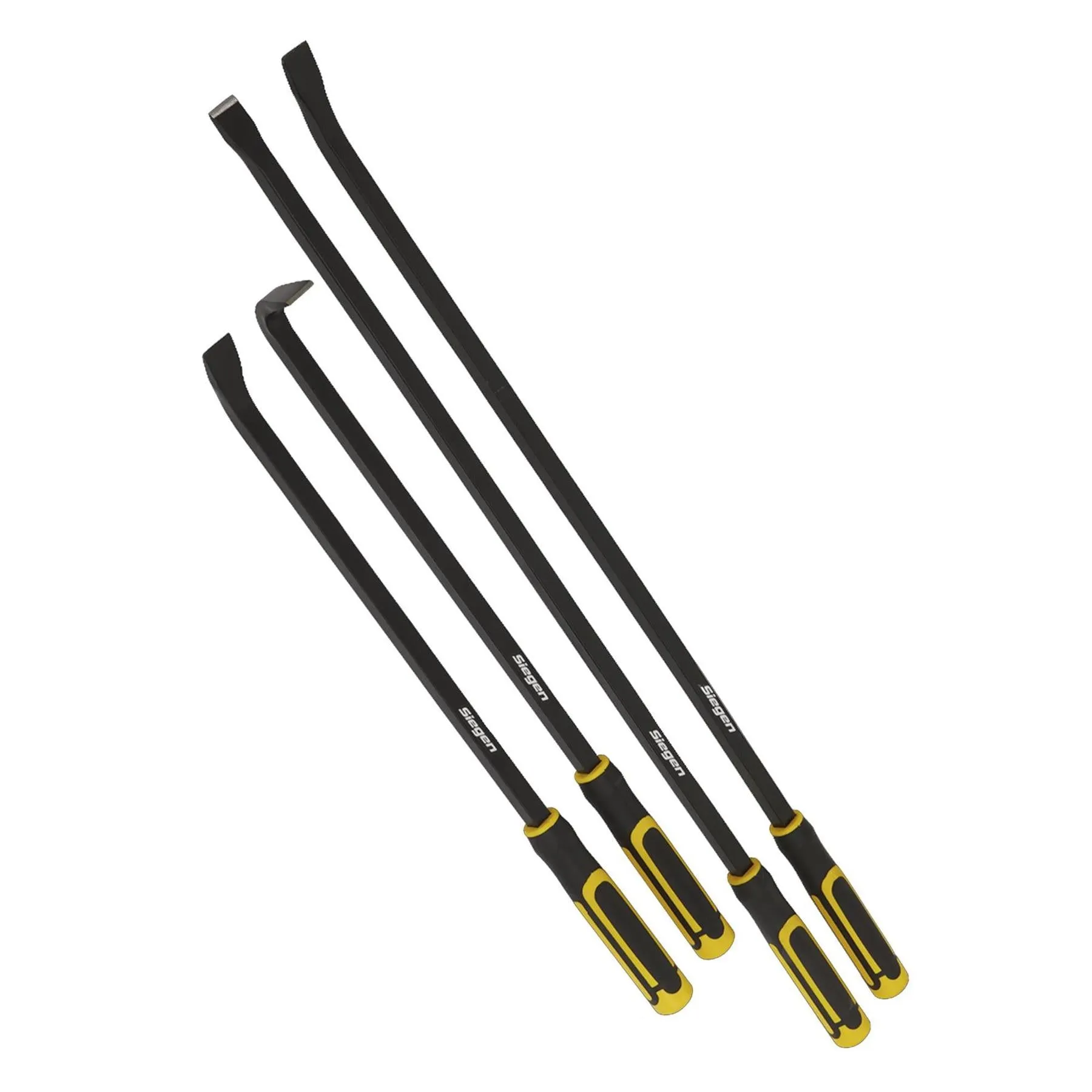 Sealey Pry Bar Set 4pc Heavy Duty with Hammer Cap