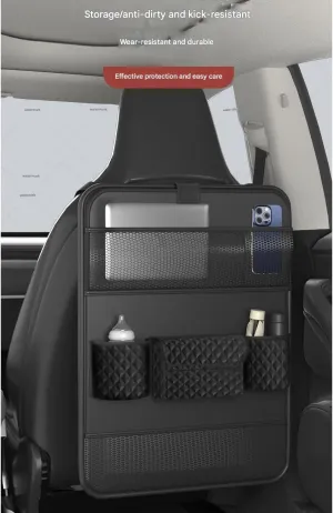 Seat Backpack for Chevrolet Silverado Colorado Express Suburban Blazer Trailblazer Trax Equinox Onix,Multifunctional Storage Net Pocket Car Seat Back Bag Tissue Mobile Phone Storage Net Car Supplies