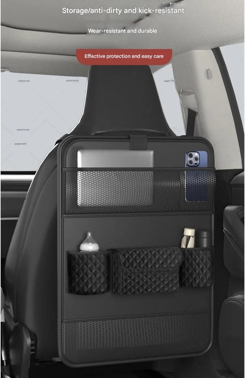 Seat Backpack for Chevrolet Silverado Colorado Express Suburban Blazer Trailblazer Trax Equinox Onix,Multifunctional Storage Net Pocket Car Seat Back Bag Tissue Mobile Phone Storage Net Car Supplies