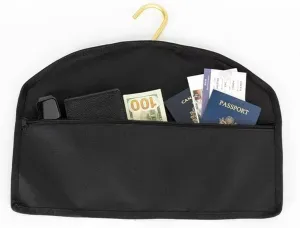Secret Stash Coat Hanger Safe - Hanger Diversion Safe with Hidden Pocket for Cash Credit Cards & Valuables | Fits Hanging Clothes Secret Safe Home and Travel Money Hide Bag Hiding Documents (1)