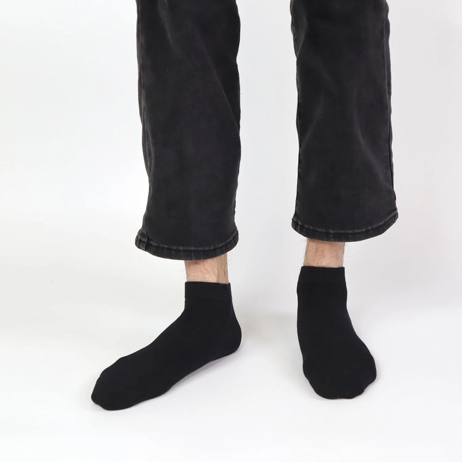 SERISIMPLE Thin Viscose Bamboo Low Cut Ankle Socks Men Breathable Sock Comfort Cool Softy Lightweight Sock 5 Paris